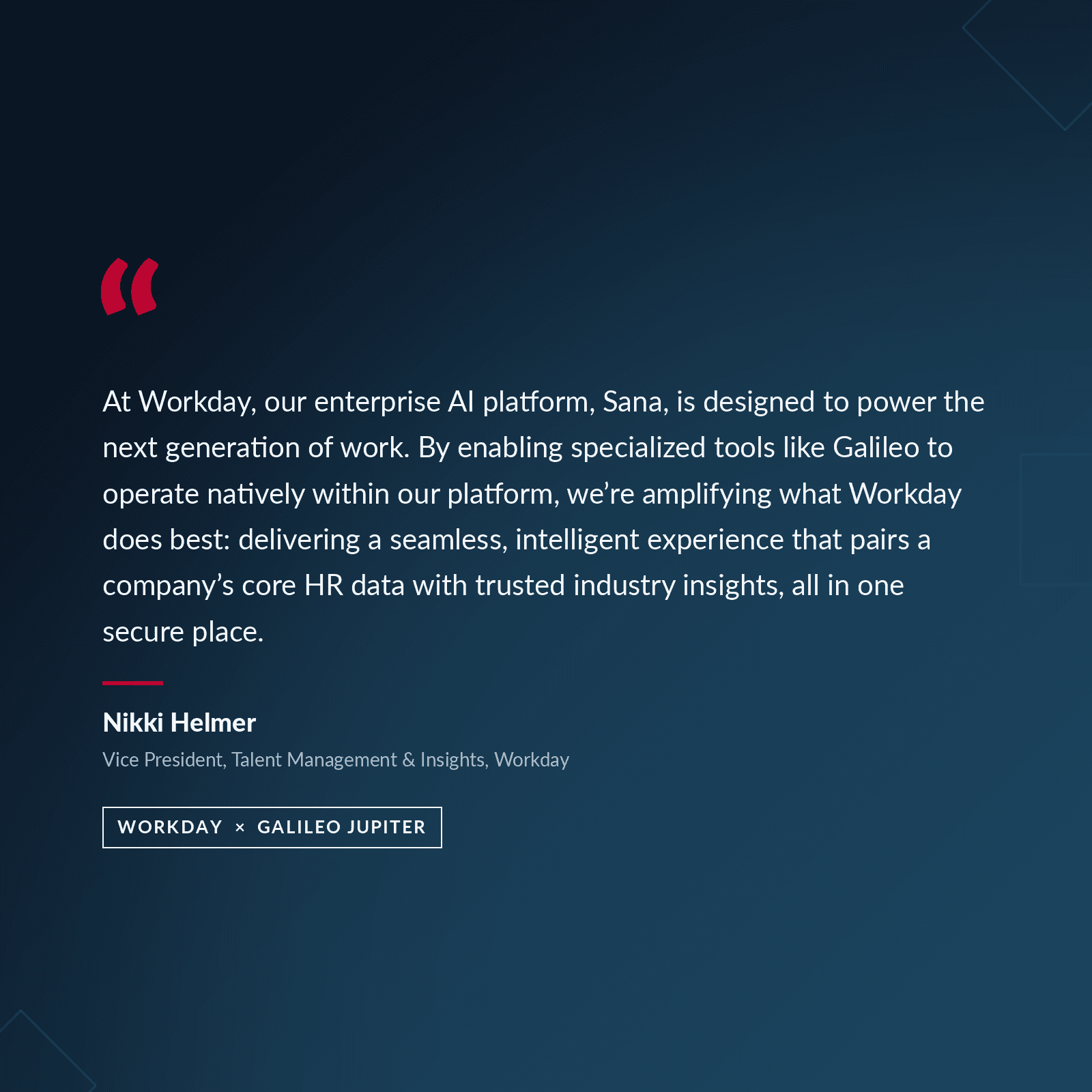 Nikki Helmer Quote | Workday