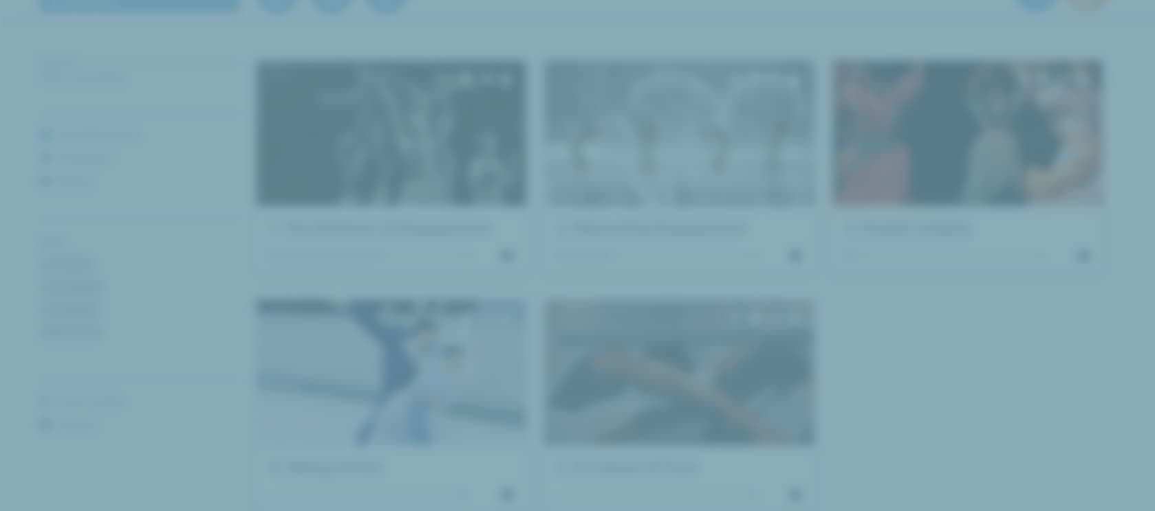 demo screenshot of the Josh Bersin Academy learning platform