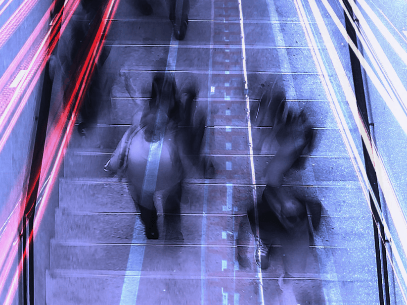 People walking