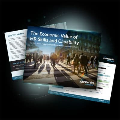 The Economic Value of HR Skills and Capability